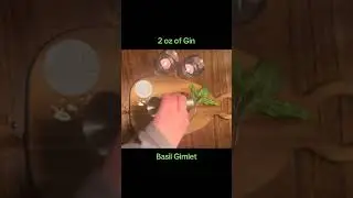 Basil Gimlet #bartenderlife #cocktailtime #craftcocktails