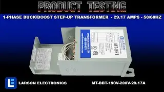 1-Phase Buck/Boost Step-Up Transformer - 190V Primary - 200V Secondary - 29.17 Amps - 50/60Hz