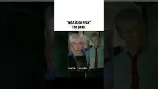 MGS IS SO PEAK #metalgearsolid #memes #meme #gaming #core #shorts #short