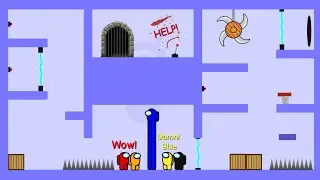 Among Us Stickman Obstacle Course Ep:4 | Stick Nodes Animation