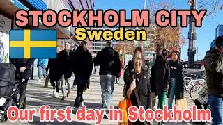 TRAVEL VLOG | OUR FIRST DAY IN STOCKHOLM, SWEDEN W/ FRIENDS ||Memay Emay
