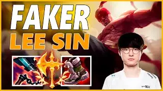 ⚡FAKER LEE SIN JUNGLE GAMEPLAY⚡SEASON 12 LEAGUE OF LEGENDS