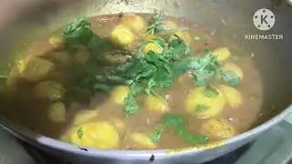 নতুন আলুর দম ও লুচি####@@@@