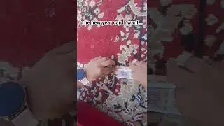 DIY new year card from monney..