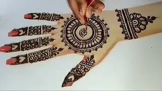 Very Easy Simple Mehndi Design||Simple Mehandi Video Design..