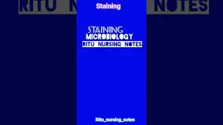 Staining💕 microbiology #nursing #medicosstuff#shortsviral #ytshorts #viral #neet #education #medico