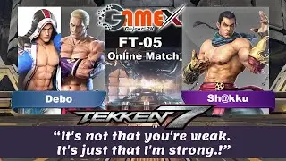 Tekken 7 Debo vs Sh@kku (Ft-05 Online Match)