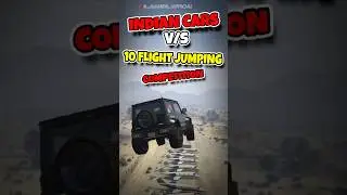 Indian Cars Vs 10 Flight Jumping | Competition | GTA5