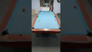 🔥hot power draw shot from live practice session #9ball #pool #skills #control #cool