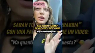 Sarah Toscano si arrabbia scherzosamente con una fan che le chiede troppi video 😅