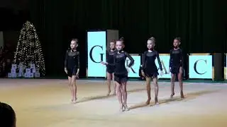Показовий виступ команди гімнасток 2014 р н  Дніпро СК «Grace»