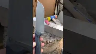 Simple minds still won&rsquo;t comprehend #shorts #knifestuffwedo #fixedblade #knifetest #harduse #wtg