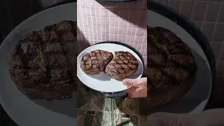 Ribeye on Grill Grate