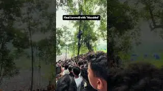 Final farewell with &ldquo;Mayabini&rdquo; 🥺🙏 Zubeen dar khekh vidai 😖😭 #zubeendaa #shorts #shortsfeed