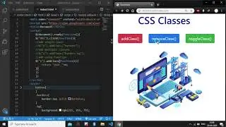 19.jQuery Manipulating CSS | addClass() , removeClass() , toggleClass() |