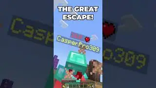 Kom ik weg zonder zwaard in Minecraft Skywars?!