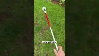 Pathfinder 360 cane tip and how it works #blind #OrientationAndMobility #CaneTip