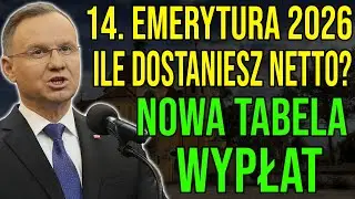 Czternasta Emerytura 2026: Ile Dostaniesz Netto? Sprawdź Tabelę Wypłat!