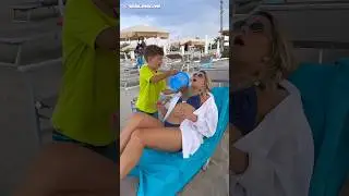 Unexpected Beach Moment 😅