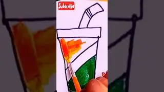 kids Drawing # cold drink 🍷🍻#penting  #viral #ytshort