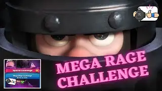 MEGA RAGE CHALLENGE DECK | BEST MEGA KNIGHT DOUBLE BARREL DECK WITH 11 WINS LIVE - CLASH ROYALE