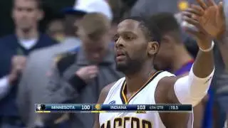 Monta Ellis Left Hand Layup & Blocks Andre Millers in the Big Time