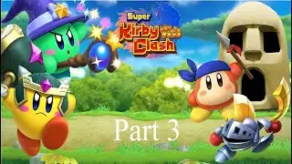 Hammer Lord vs Kibble Blade & Colossal Double team | Party Quest | Super Kirby Clash Gameplay part 3