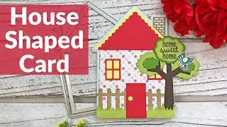 House Shaped Card | House Fold-it Die Set | The Stamps of Life