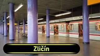 Metro Station Zličín - Prague 🇨🇿 - Walkthrough 🚶