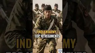Top 10 Indian Army Regiments | Most Powerful & Brave Units #Shorts