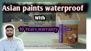 Slab waterproof treatment! Best results!! #asianpaints #art #viral 