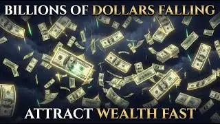 BILLIONS of DOLLARS Money Rain Visualization | Attract Wealth & Abundance Fast