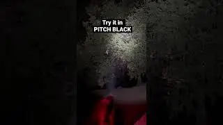 Try it in PITCH BLACK Darkness? Ok