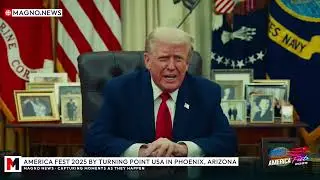 🇺🇸 President Trump Sends Message to Thousands of Patriots at AmFest 2025 by Turning Point USA