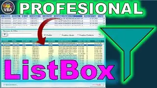 FILTROS PROFESIONALES CON ListBox CUADRO DE LISTA @JANSCONSULTING