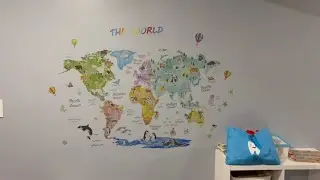 Love how this Map of the World Turned out!