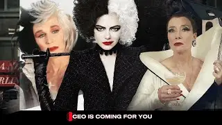 CRUELLA: Emma Thompson, Emma Stone | Cruella vs. Baroness  (2021)  Glenn Close Tribute Remix
