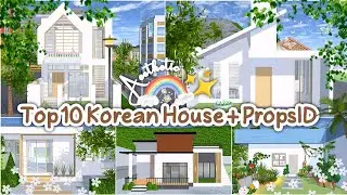 Top 10 Korean House + PropsID✨🌸 Aesthetic : Sakura School Simulator