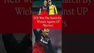 RCB Won The Match By 8 Wickets Against UP Warrior 🏏 #Cricket #RCB # RCB vs UP Warriors