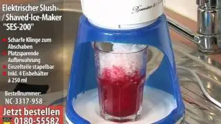 Rosenstein & S&ouml;hne Elektrischer Slush-/ Shaved-Ice-Maker (refurbished)