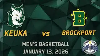 Keuka College Men's Basketball vs SUNY Brockport on Jan. 13, 2026