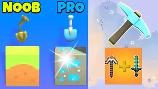NOOB vs PRO - Merge Miners mod (unlim money)