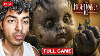 Lets Go!! Little Nightmares 3 Released Today! | Full Gameplay Live in Hindi | New Horror Game 2025