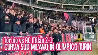 Curva Sud Milano Away, Torino vs AC Milan 2-1, Serie A 30/10/22
