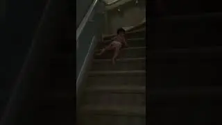 Matthias 18 months old climbing stairs memory 😍😍