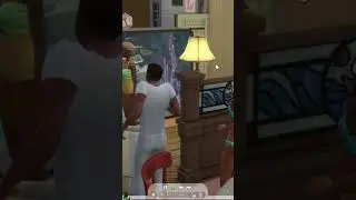 😅 wth is going on was they just play fighting. #lol #sims4 #mysims #simcommunity