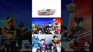 Decade VS Gaim, Black, Faiz Free Battle 4P - KR Climax Scramble Zio Clips