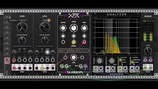 peak filter gain modulation