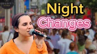 She sang this song for a homeless man🥺