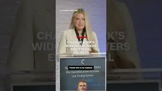 Charlie Kirk's widow delivers emotional address